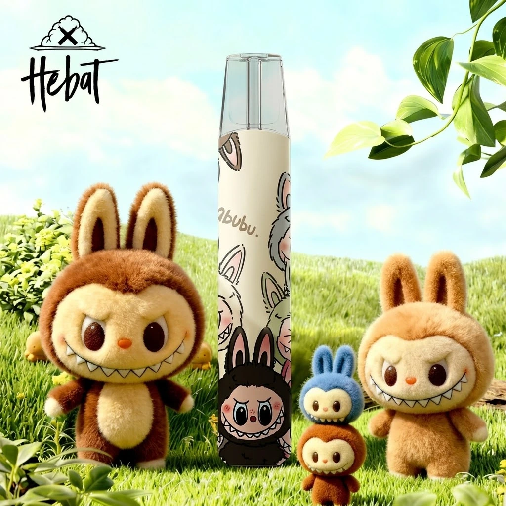 HEBAT 喜貝 卡通聯名一代通用電子煙主機(LABUBU/蠟筆小新/皮卡丘/哪吒/叮噹貓/東京風格)|380mAh/Type-C快充:圖片 2